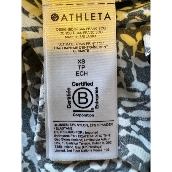 Athleta Ultimate Train Windstorm Long Sleeve Size XS Preppy‎ Athleisure Designer - Picture 9 of 12